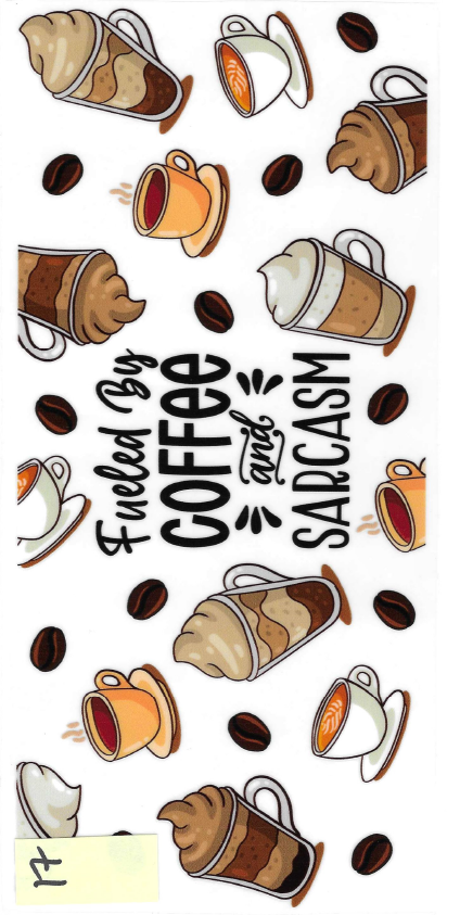 Cup wraps - Coffee/Concha Designs