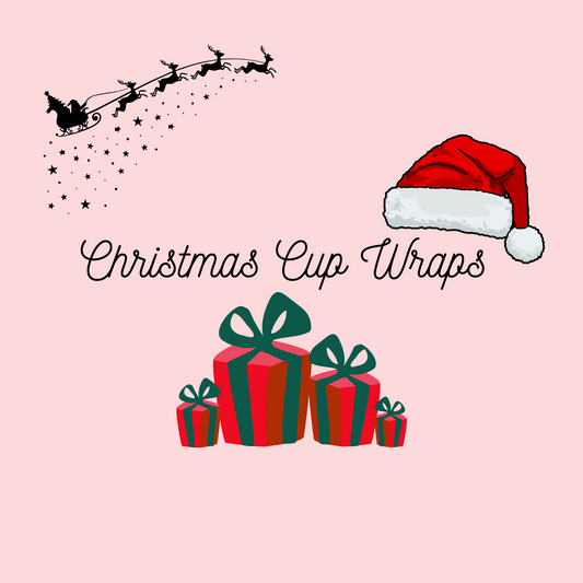 Cup Wraps - Christmas